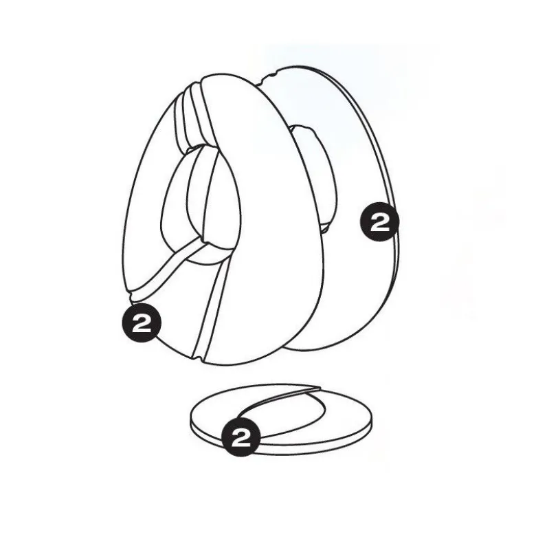 Kit moule Oeuf Creux x2 - Pavoni