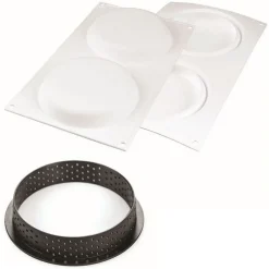 Kit moule tarte 15cm - Silikomart Professional
