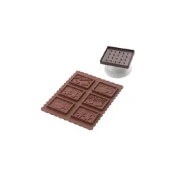 Kit petit beurre chocolat fait-maison - Silikomart