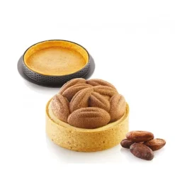 Kit Tarte Ring Cocoa Cacao 7cm x8 - Silikomart Professional