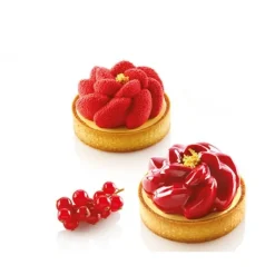 Kit Tarte Ring Fleur Michalak 8cm x6 - Silikomart Professional