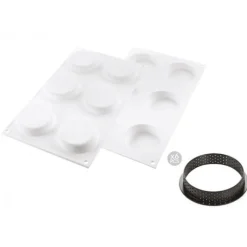 Kit Tarte Ring Klassik Michalak x6 - Silikomart Professional
