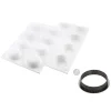 Kit Tarte Ring Palet Yann Couvreur 7cm x8 - Silikomart Professional