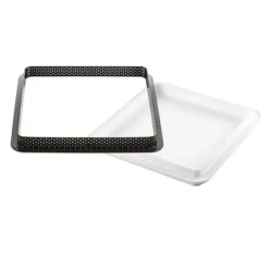Kit Tarte Ring Square 20cm - Silikomart Professional