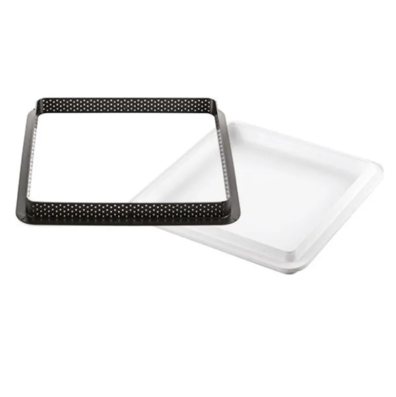 Kit Tarte Ring Square 20cm - Silikomart Professional
