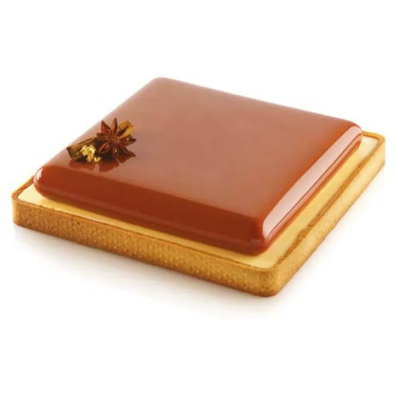 Kit Tarte Ring Square 20cm - Silikomart Professional