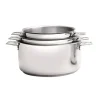 Lot 3 casseroles faitout inox Twisty 16-18-20cm - De Buyer