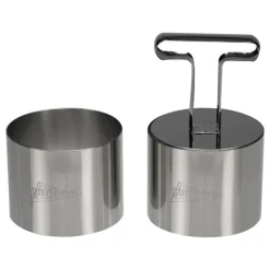 Lot de 2 cercles 7 cm + 1 poussoir - Patisse