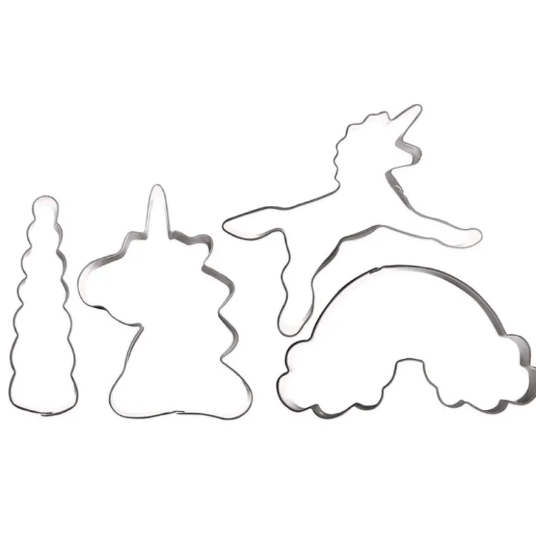 Lot de 4 Emporte-Pièces Licorne - Scrapcooking