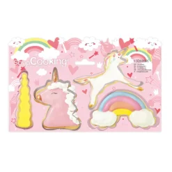 Lot de 4 Emporte-Pièces Licorne - Scrapcooking