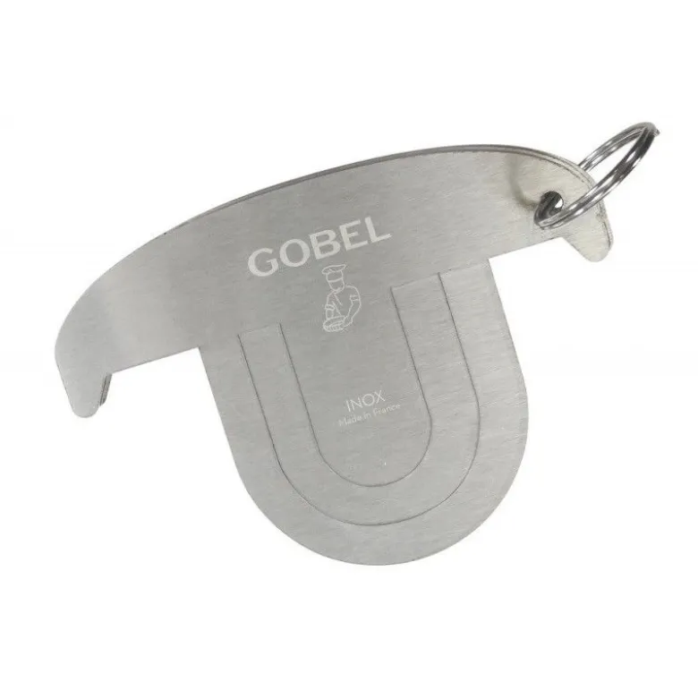 Lot de 3 raclettes à bûche inox - Gobel