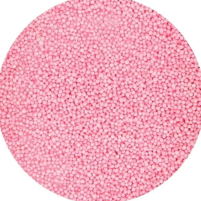 Mini billes en sucre rose clair 80g - FunCakes