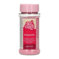 Mini billes en sucre rose clair 80g - FunCakes