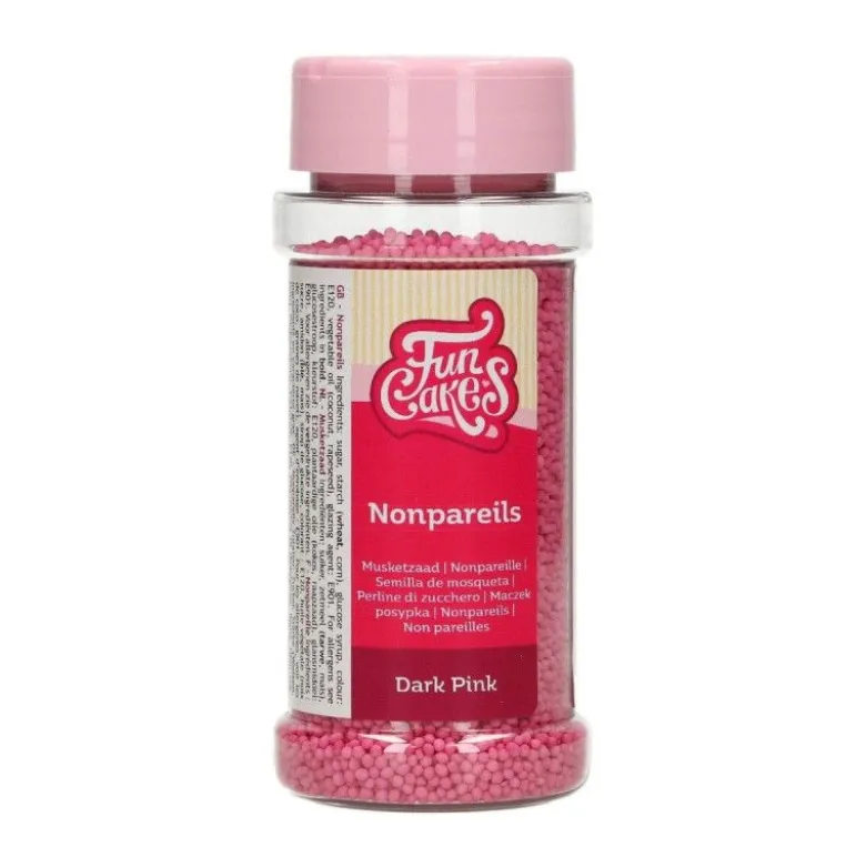 Mini billes en sucre rose 80g - FunCakes