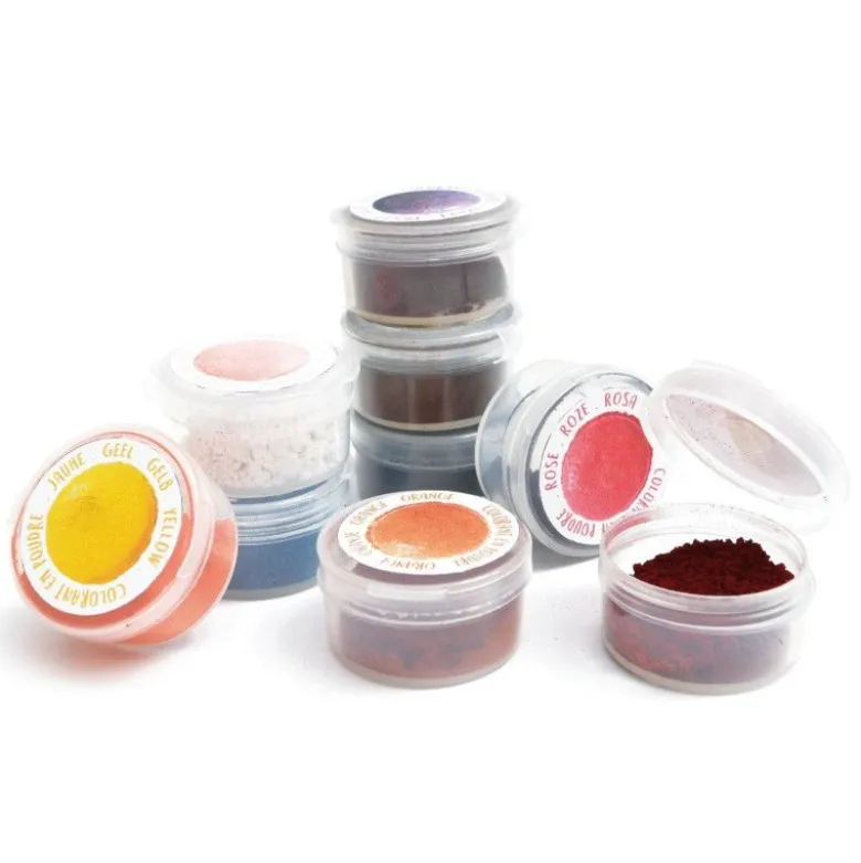 Mini colorants artificiels poudre x9 - ScrapCooking