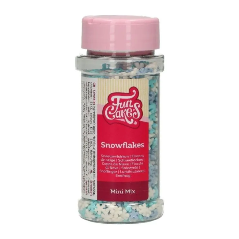 Mini-flocons de Neige Mix 50g - FunCakes