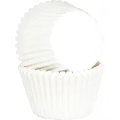 Mini moule à muffin et cupcake Blanc x45 - Chevalier