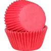 Mini moule à muffin et cupcake Rouge x45 - Chevalier