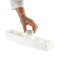 Mini Moule Silicone Café ⌀ 6 x H 0,2 cm (x6) - Silikomart