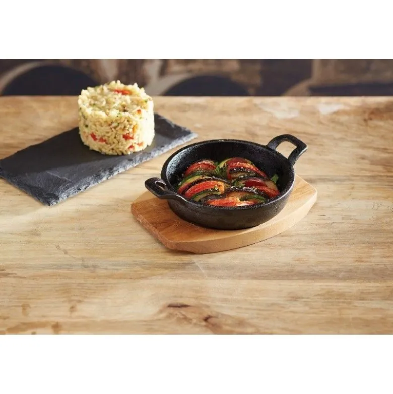 Mini-plat à gratin en fonte avec planche - Artesa