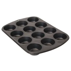 Moule acier antiadhésif 12 muffins - De Buyer