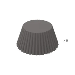Moule Air Fryer Muffin Ø 6,8 x H 3,2 cm (x6) Silfry - Silikomart