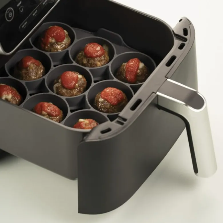 Moule Air Fryer Œuf Ø 5,8 x H 3,4 cm (x9) Silfry - Silikomart