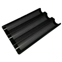 Moule baguette ficelle x3 perforé - Patisse
