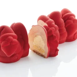 Moule bûche Santa Père Noël silicone 3D - Pavoni