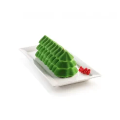 Moule bûche Sapin silicone 3D - Silikomart