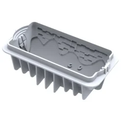 Moule à Bûche Silicone Chalet d'Hiver 3D 23 x 10,5 x H 7,5 cm - Silikomart