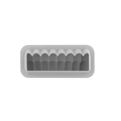 Moule à bûche silicone coeur 3D - Silikomart