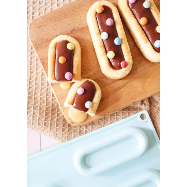 Moule biscuits goûter Finger silicone - ScrapCooking