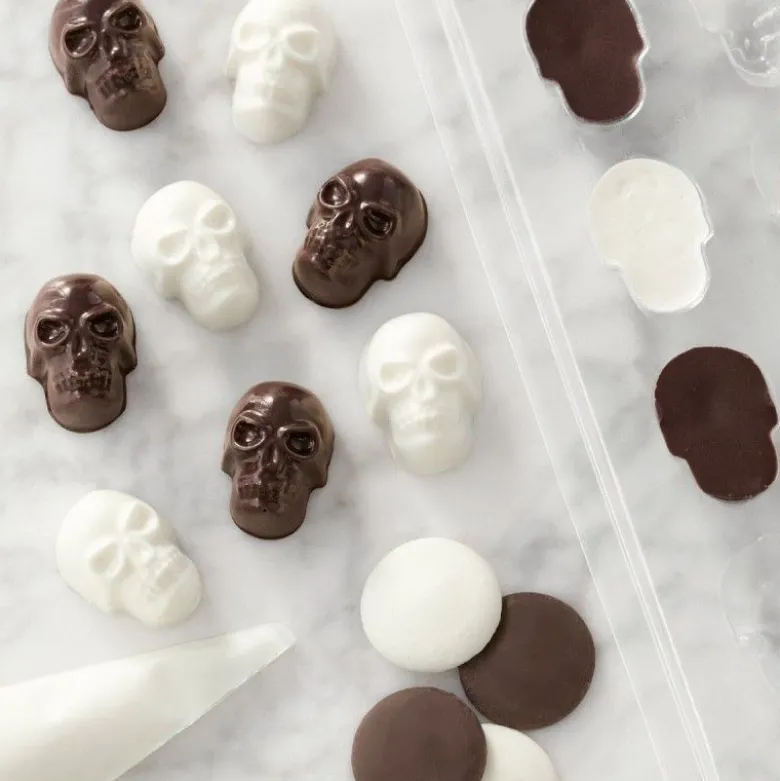 Moule bonbons chocolats crânes - Wilton