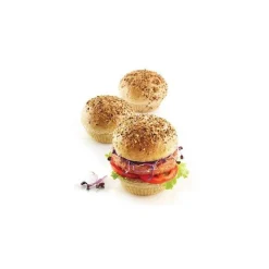 Moule Burger silicone x6 - Silikomart