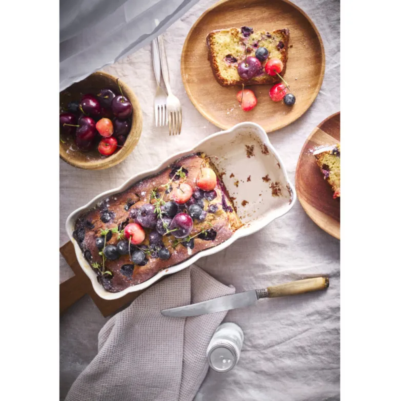 Moule cake Madeleine blanc Argile - Emile Henry