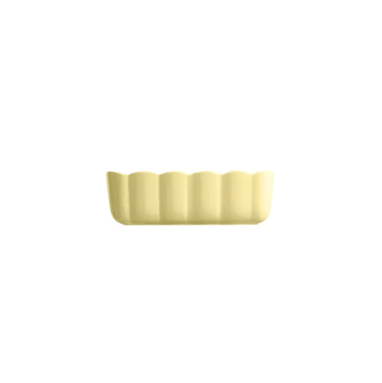 Moule à Cake Rectangulaire en Céramique Jaune Vanille 29 x 13,5 cm Madeleine - Emile Henry