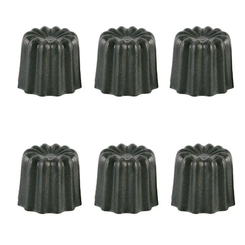 Moule cannelé aluminium revêtu 3,5cm x6 - Patisse