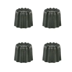 Moule cannelé aluminium revêtu 4,5cm x4 - Patisse