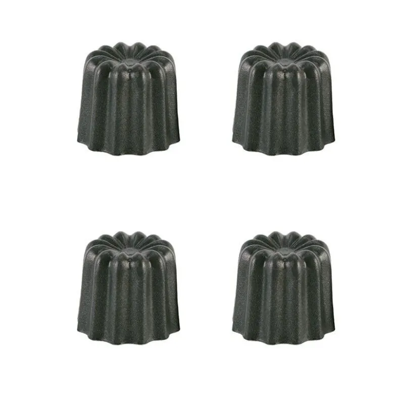 Moule cannelé aluminium revêtu 4,5cm x4 - Patisse