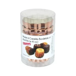 Moule à cannelés bordelais 4,5cm x4 - Chevalier