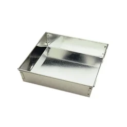 Moule carré en fer blanc 22 cm – Gobel