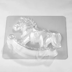 Moule Chocolat Cheval à Bascule 17,5 x 5,5 cm x H 15,5 cm (x2) - Pavoni