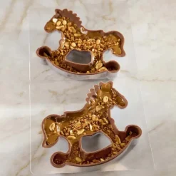 Moule Chocolat Cheval à Bascule 17,5 x 5,5 cm x H 15,5 cm (x2) - Pavoni