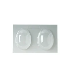 Moule chocolat coquille Oeuf unie 11cm x2