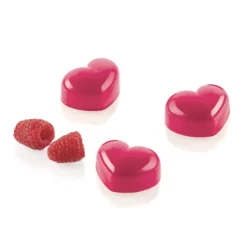 Moule chocolat 24 cœurs - Silikomart Professional