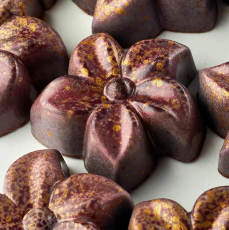 Moule Chocolat Flora 3,8 x 1,2 cm (x24) - Pavoni