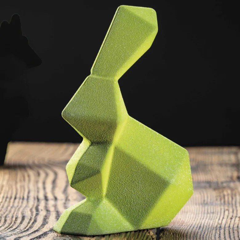 Moule chocolat Lapin Origami x2 - Pavoni