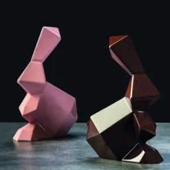 Moule chocolat Lapin Origami x2 - Pavoni