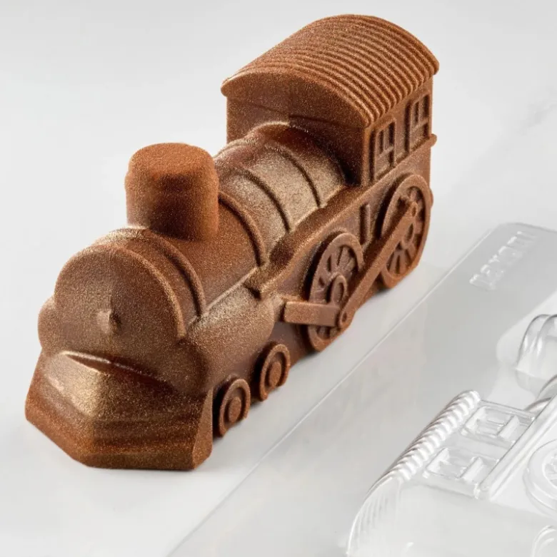 Moule Chocolat Locomotive 18 x 6,2 x H 7,8 cm - Pavoni